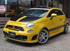 G-Tech Abarth 500 Sportster на дисках HRE Wheels