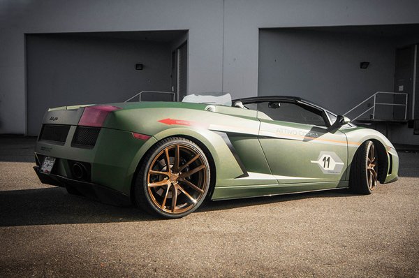 Lamborghini Gallardo Spyder с дисками Modulare