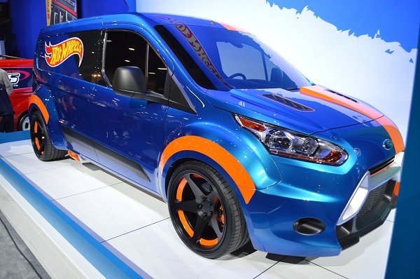 SEMA 2013: Hot Wheels Ford Transit Connect