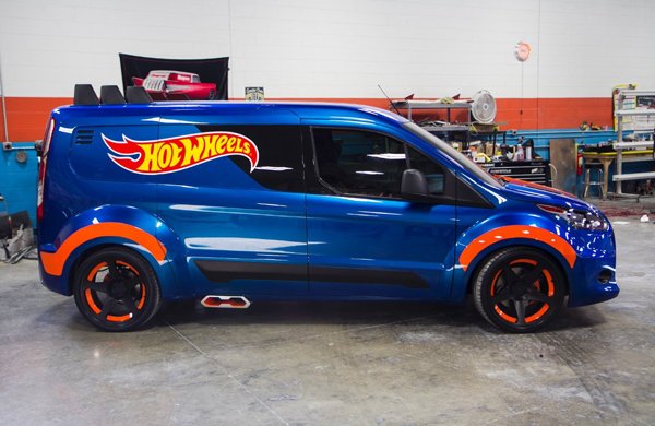 SEMA 2013: Hot Wheels Ford Transit Connect