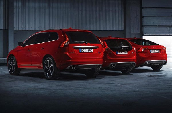 Volvo представил S60, V60 и XC60 Black R