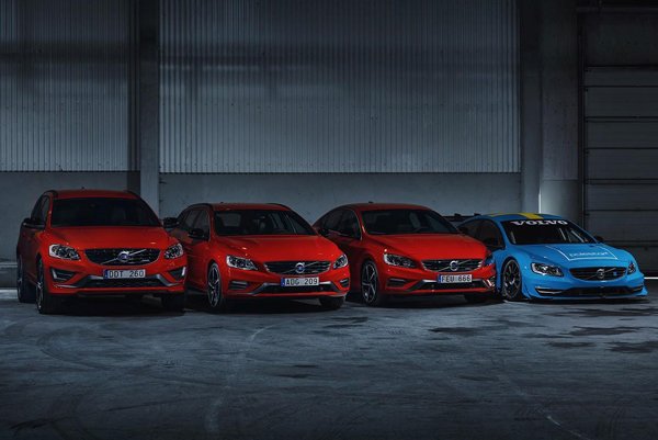 Volvo представил S60, V60 и XC60 Black R