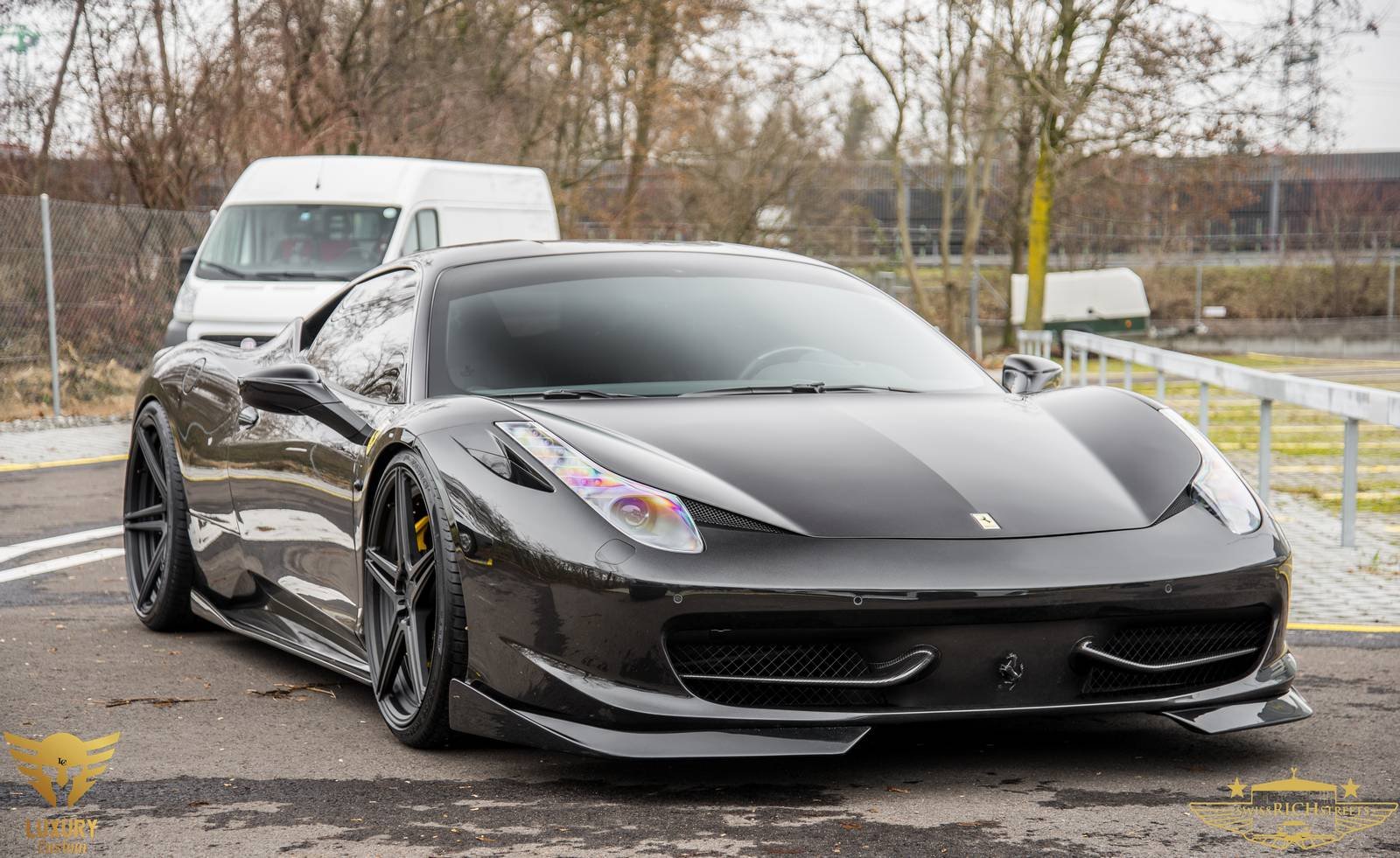 Ferrari 458 Italia Murdered Out от Luxury Customs » Автомобили и тюнинг