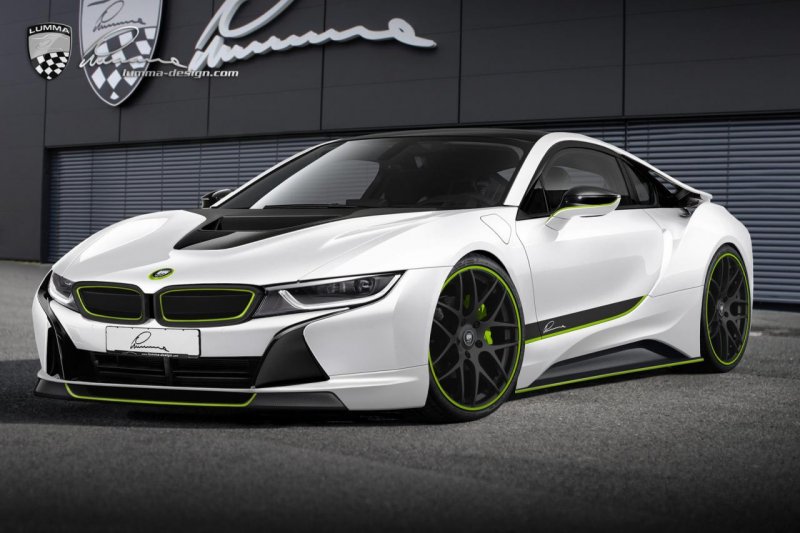 Lumma Design показала тизеры BMW CLR i3 и CLR i8  