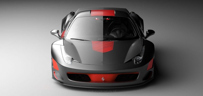 Ferrari F458 Curseive от Vogue Auto Design и Gray Design 