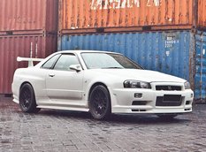 Настроенный Nissan Skyline GT-R R34 V-Spec из Индонезии