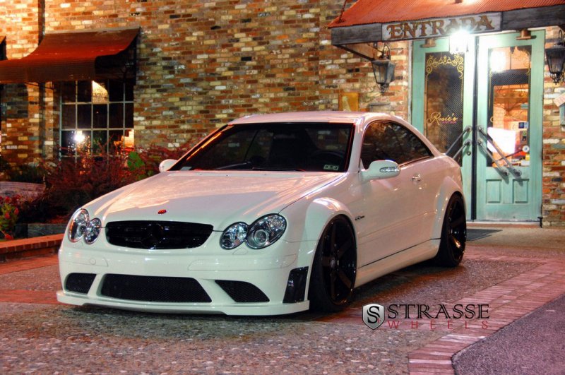 Mercedes-Benz CLK63 AMG Black Series на дисках Strasse Wheels