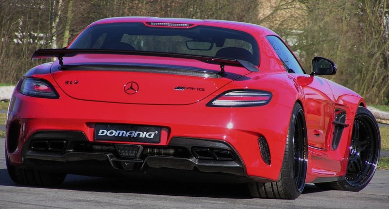 Domanig увеличил мощность Mercedes SLS Black Series до 800 л. с.