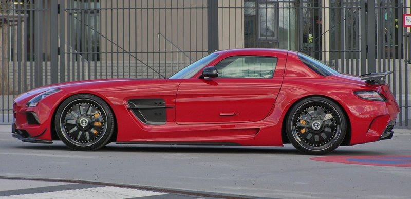 Domanig увеличил мощность Mercedes SLS Black Series до 800 л. с.