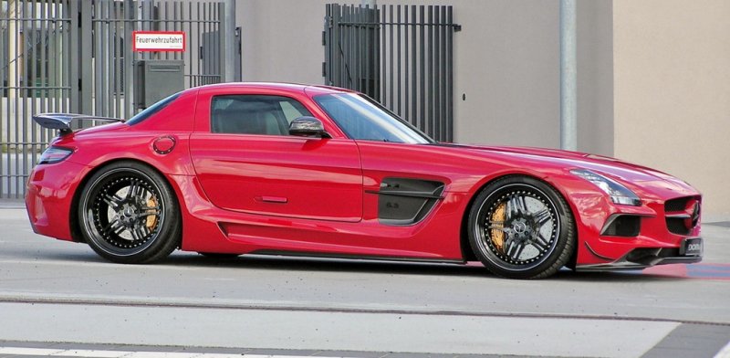 Domanig увеличил мощность Mercedes SLS Black Series до 800 л. с.