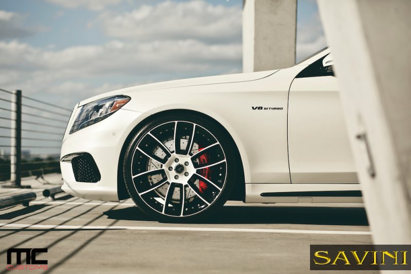 Mercedes-Benz S63 AMG от Savini Wheels