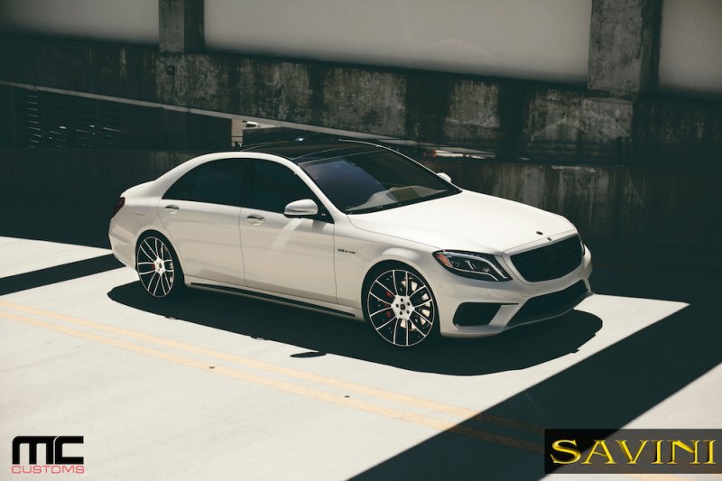 Mercedes-Benz S63 AMG от Savini Wheels