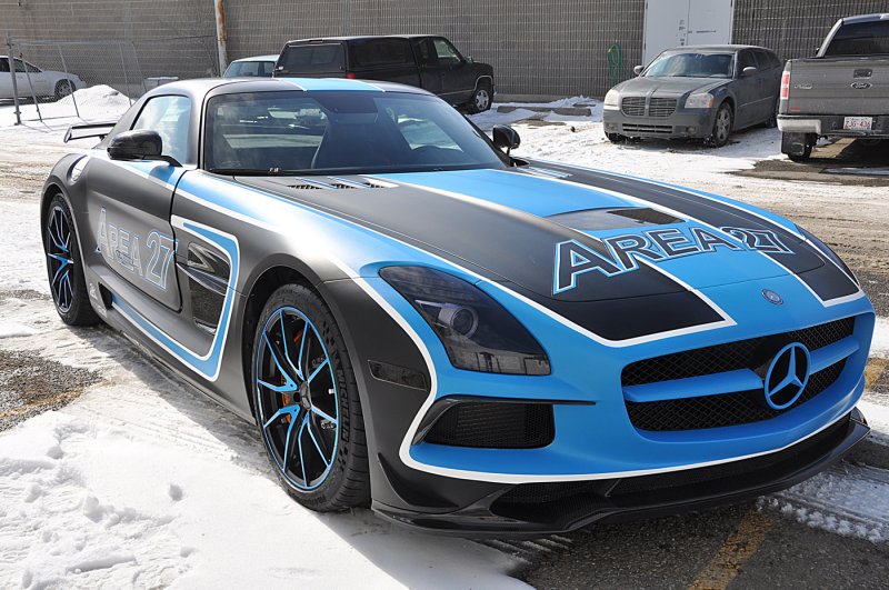 Mercedes SLS AMG Black Series Area 27 Race Track от ZR Auto