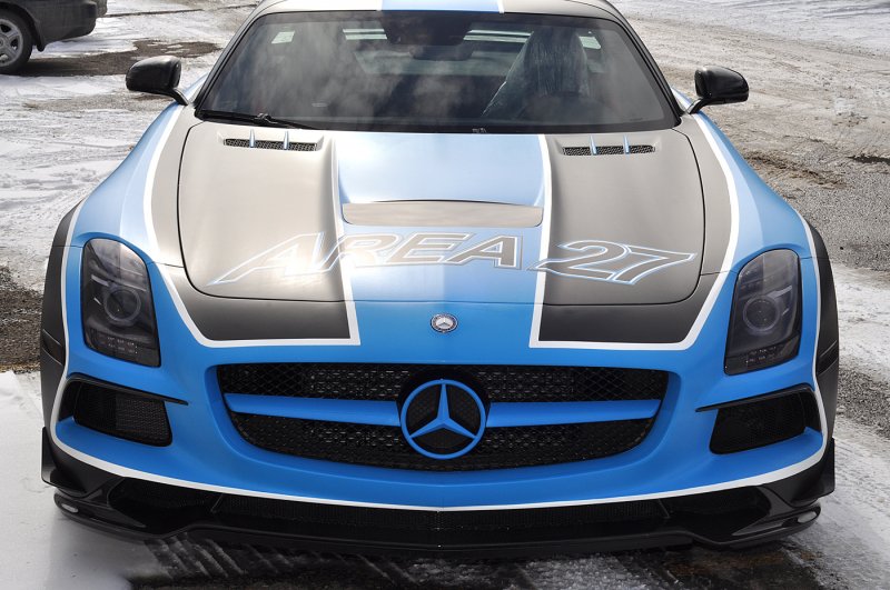 Mercedes SLS AMG Black Series Area 27 Race Track от ZR Auto