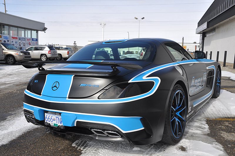 Mercedes SLS AMG Black Series Area 27 Race Track от ZR Auto