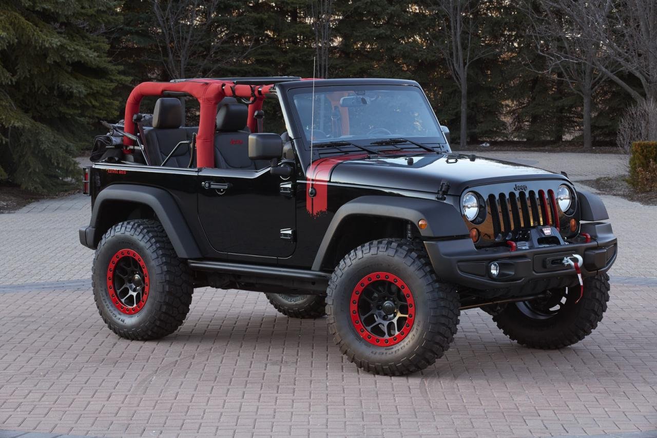 Jeep представит уникальный прототип Wrangler Level Red » Автомобили и тюнинг