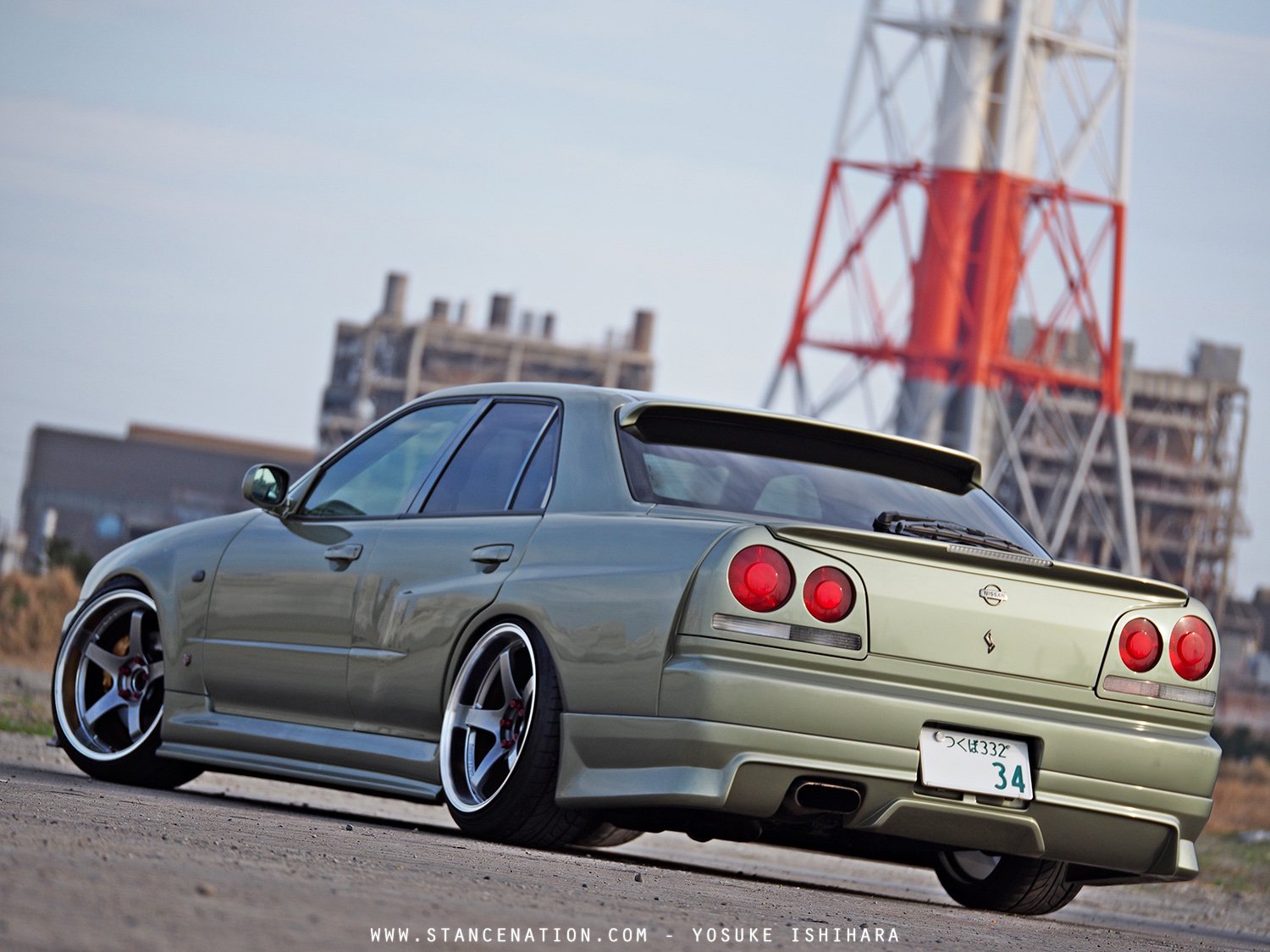 Седан Nissan Skyline R34 GT-T в эксклюзивном тюнинге » Автомобили и тюнинг