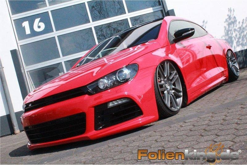 VW Scirocco на 20-дюймовых дисках Bentley от Folienking