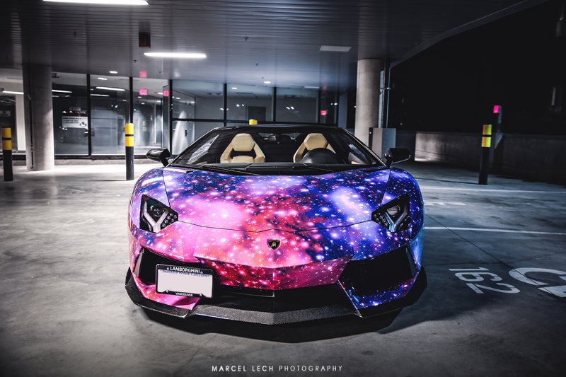 «Космический» Lamborghini Aventador Roadster от DXSC