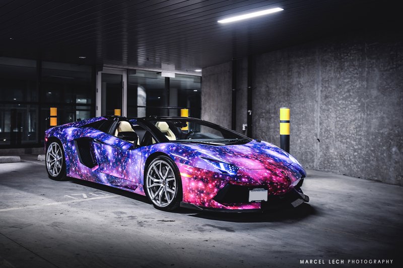 «Космический» Lamborghini Aventador Roadster от DXSC