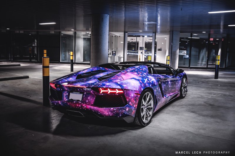 «Космический» Lamborghini Aventador Roadster от DXSC