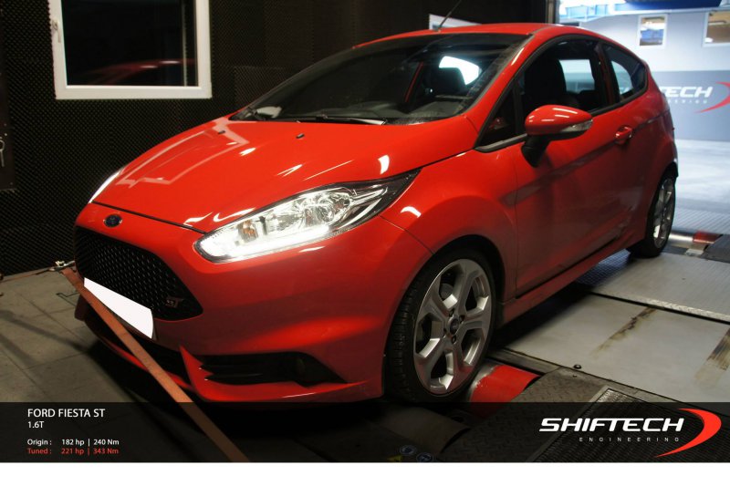 ShifTech форсировал двигатель Ford Fiesta ST до 221 л. с.