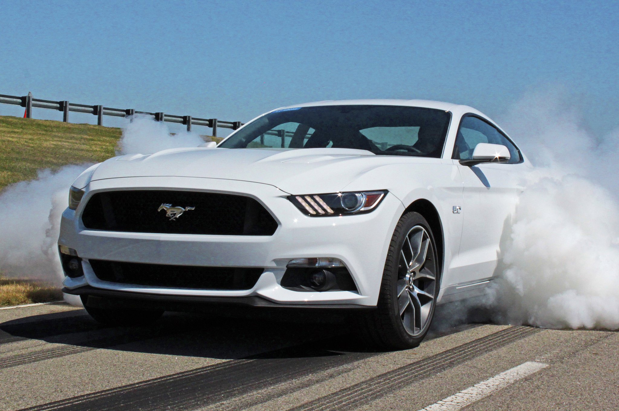 Ford Mustang Shelby бернаут