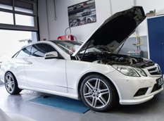 Mercedes E-Class Coupe с двигателем 5.5 V8 Bi-Turbo от Mcchip-DKR