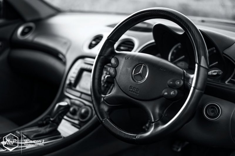 Mercedes-Benz SL в обвесе Prior Design на дисках Forgestar