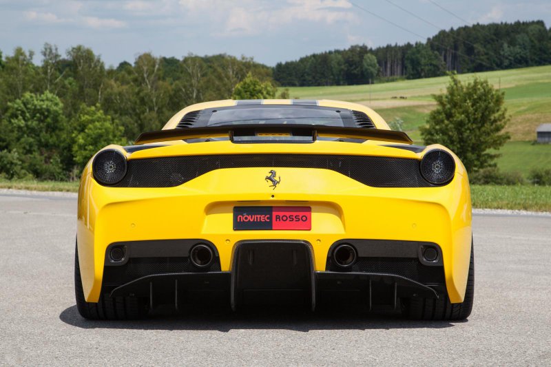 Ferrari 458 Speciale в тюнинге Novitec Rosso