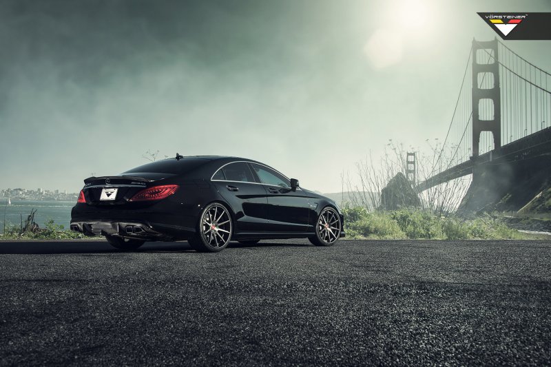 Mercedes-Benz CLS63 AMG Obsidian Black от Vorsteiner