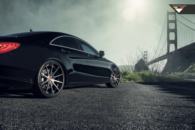 Mercedes-Benz CLS63 AMG Obsidian Black от Vorsteiner