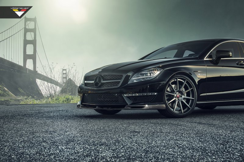 Mercedes-Benz CLS63 AMG Obsidian Black от Vorsteiner