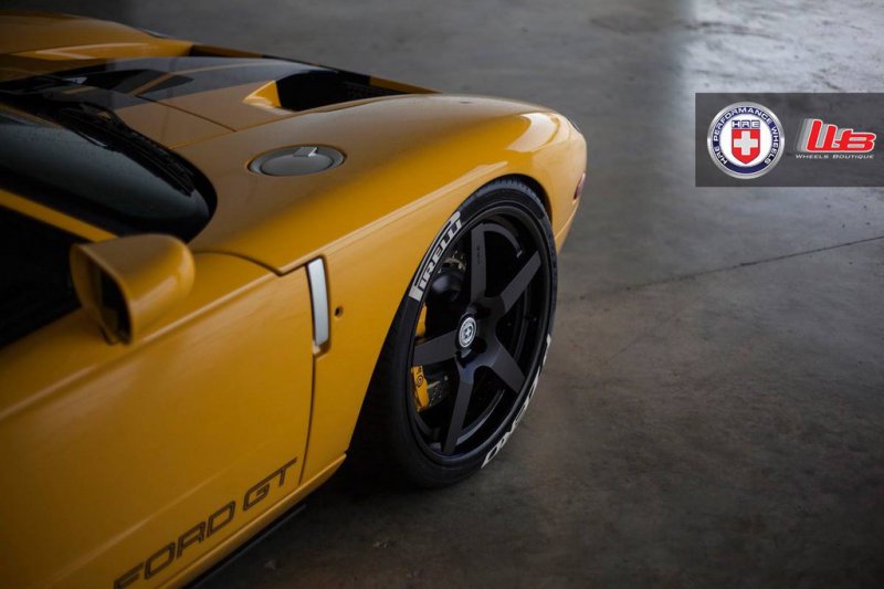 Турбирированный Ford GT Heffner на дисках HRE Wheels