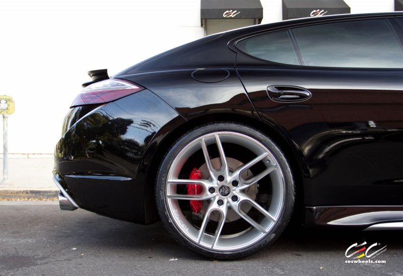 Porsche Panamera Turbo S в обвесе Caractere на дисках CEC Wheels