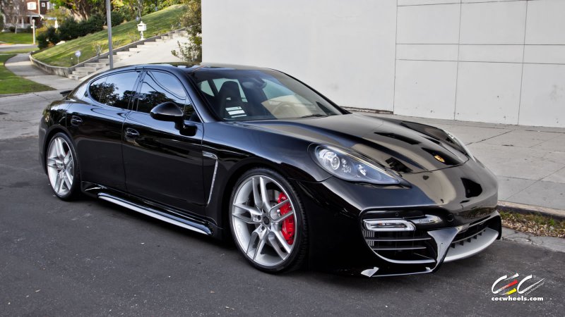 Porsche Panamera Turbo S в обвесе Caractere на дисках CEC Wheels