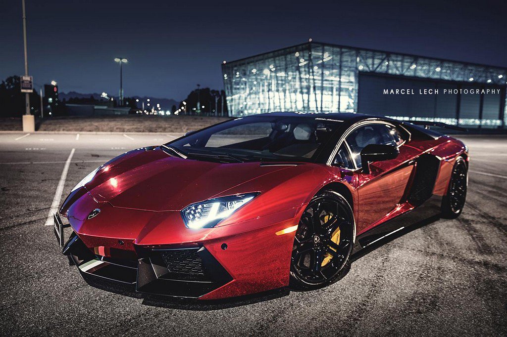 Lamborghini Aventador lp700 в хроме