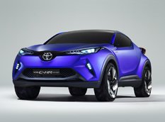 Toyota представит в Париже гибридный кроссовер C-HR
