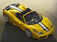 Ferrari покажет в Париже самый быстрый родстер 458 Speciale A