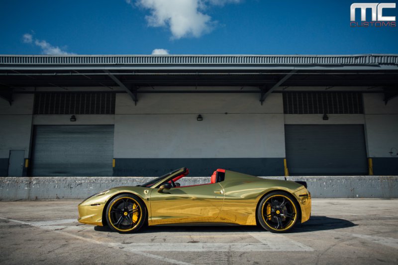 MC Customs персонализировал Ferrari 458 Spider Робинсона Кано