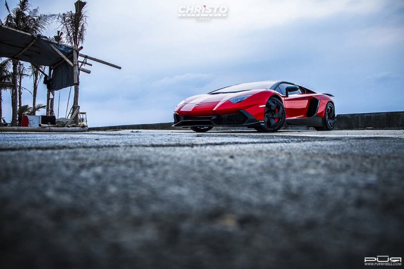 Lamborghini Aventador Red Bull от PUR Wheels