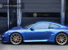 Porsche 911 (991) Electric Blue от Carlex Design