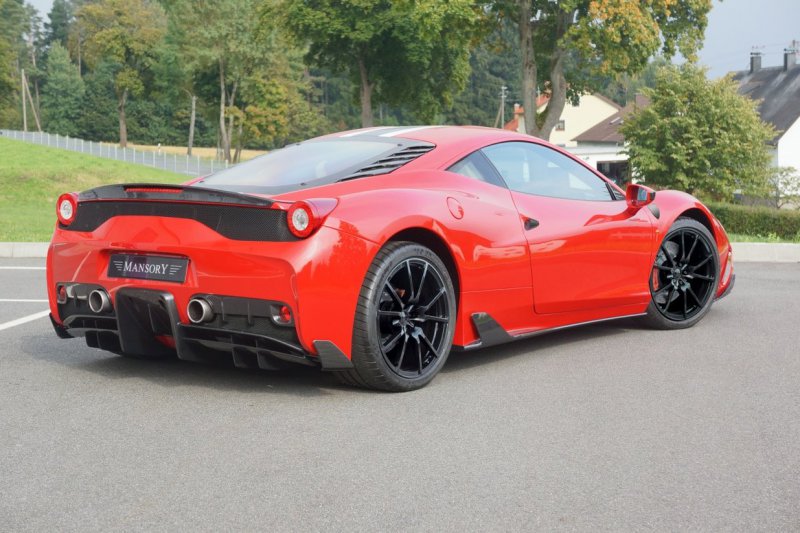 Mansory подготовил обвес для Ferrari 458 Speciale