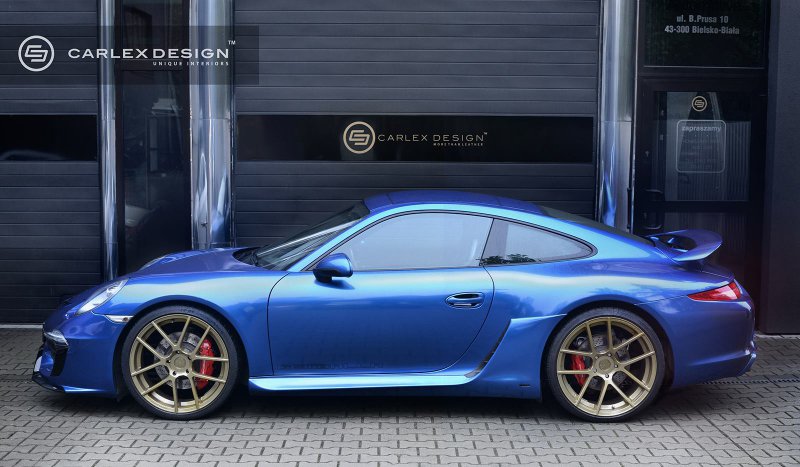 Porsche 911 (991) Electric Blue от Carlex Design