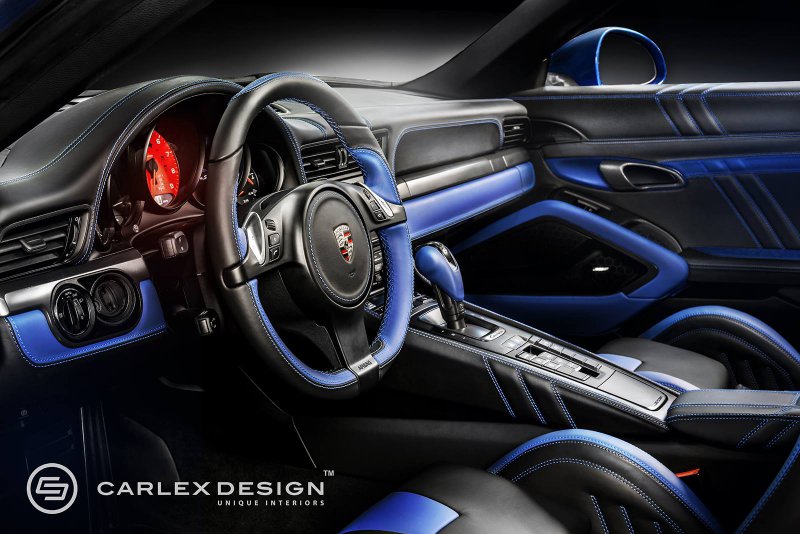 Porsche 911 (991) Electric Blue от Carlex Design