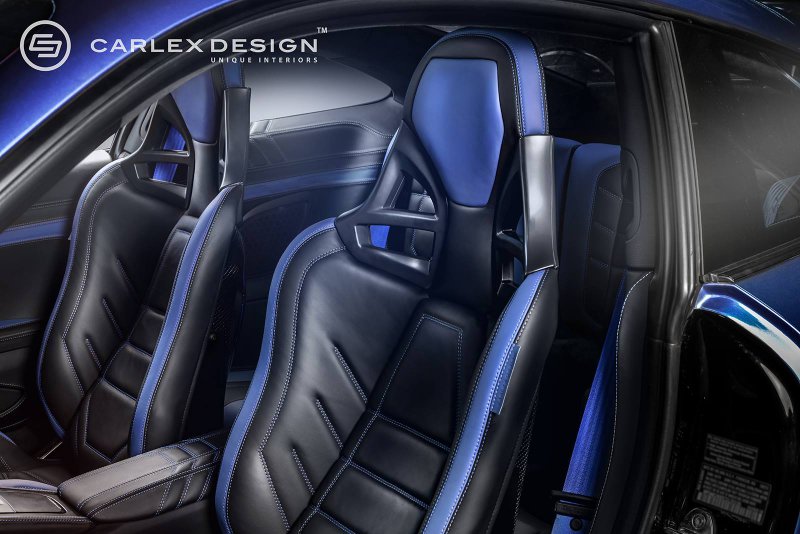 Porsche 911 (991) Electric Blue от Carlex Design