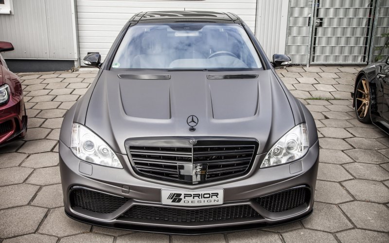 Mercedes-Benz S-Slass (W221) Black Edition V3 от Prior-Design