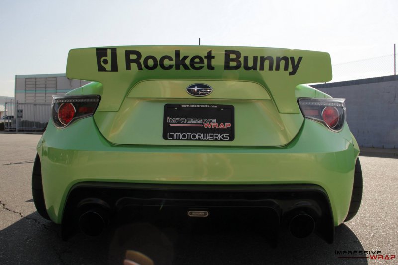 Impressive Wrap освежил экстерьер Subaru BRZ RocketBunny