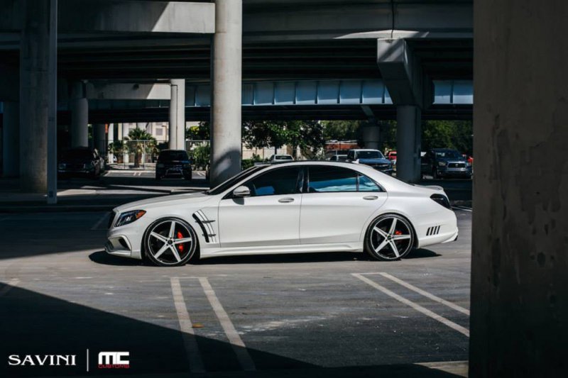 Mercedes-Benz S550 W222 в исполнении MC Customs