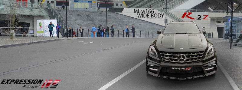 Mercedes-Benz ML в обновленном обвесе Expression Motorsport